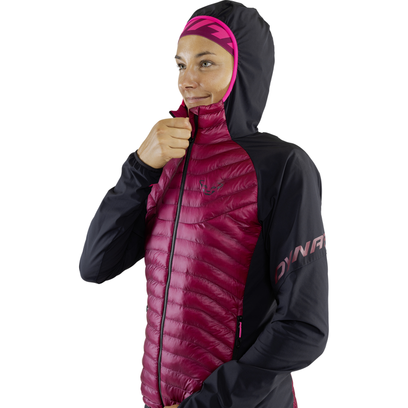 Dynafit Womens Transalper Hybrid Insulated Jacket Black Out/Beet Red-3